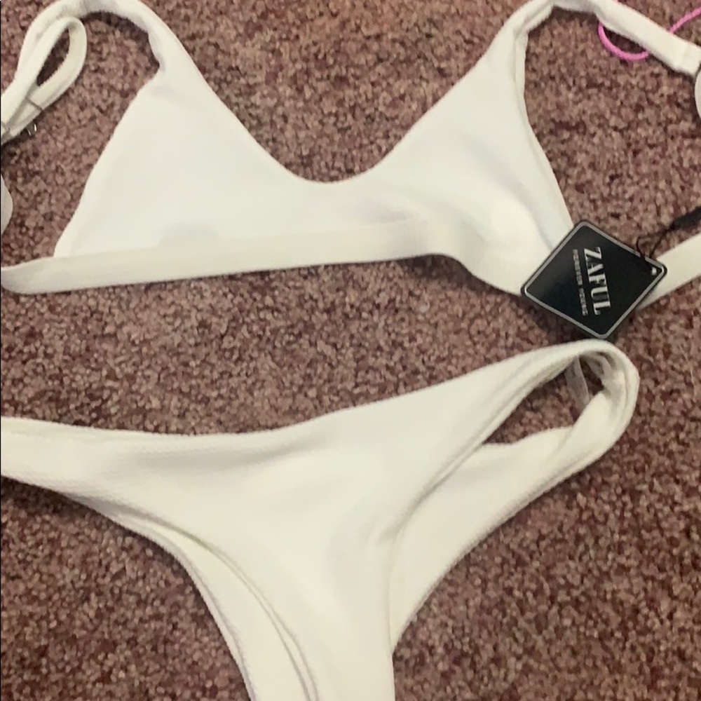 White bikini